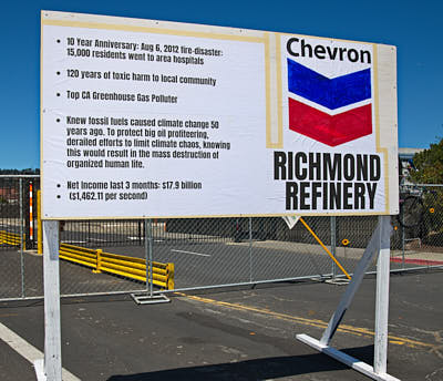 Ally Action: 10th Anniversary of Richmond Chevron Explosion:August 6th, 2022